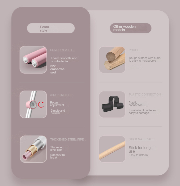 Yoga Stretch Sticks versus other wooden models