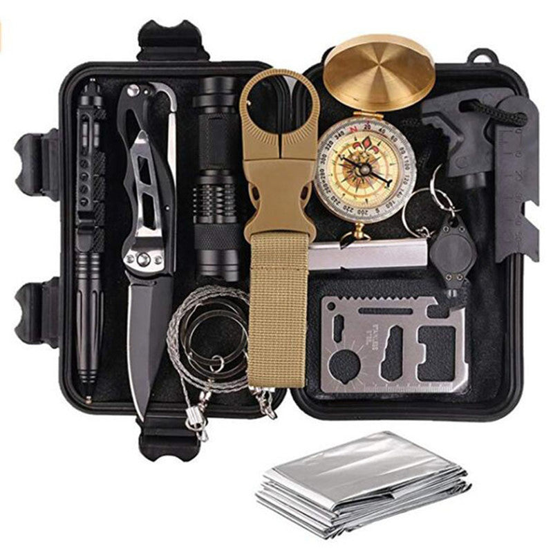 14-in-1 Outdoor Emergency Survival Gear Kit - Cojinn