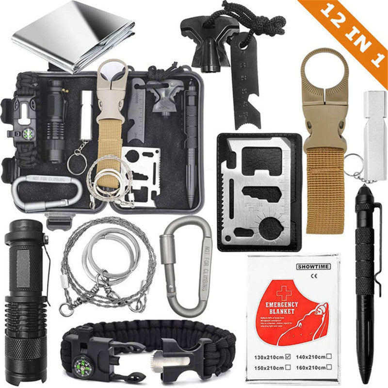 14-in-1 Outdoor Emergency Survival Gear Kit - Cojinn