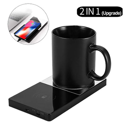 2-in-1 Mug Warmer & Wireless Charger - Cojinn