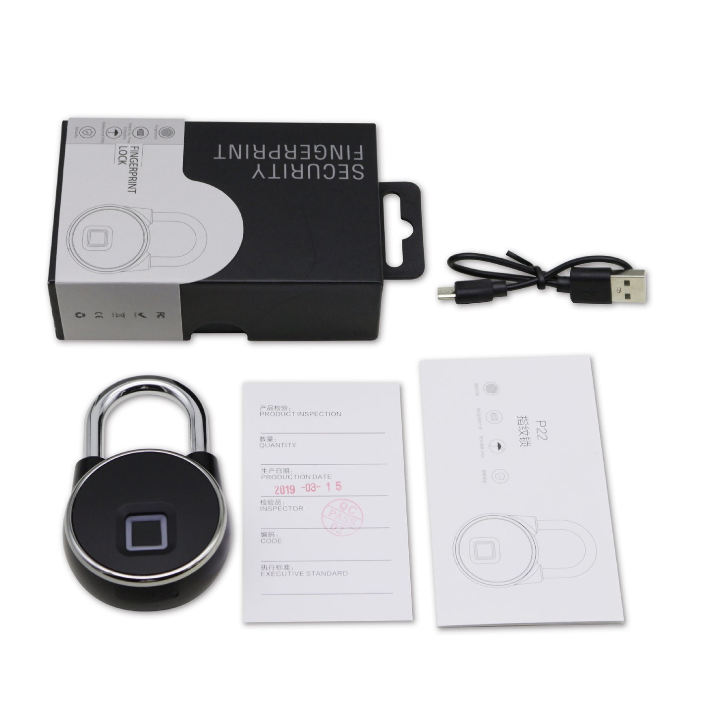 Electronic Fingerprint Smart Lock - Cojinn