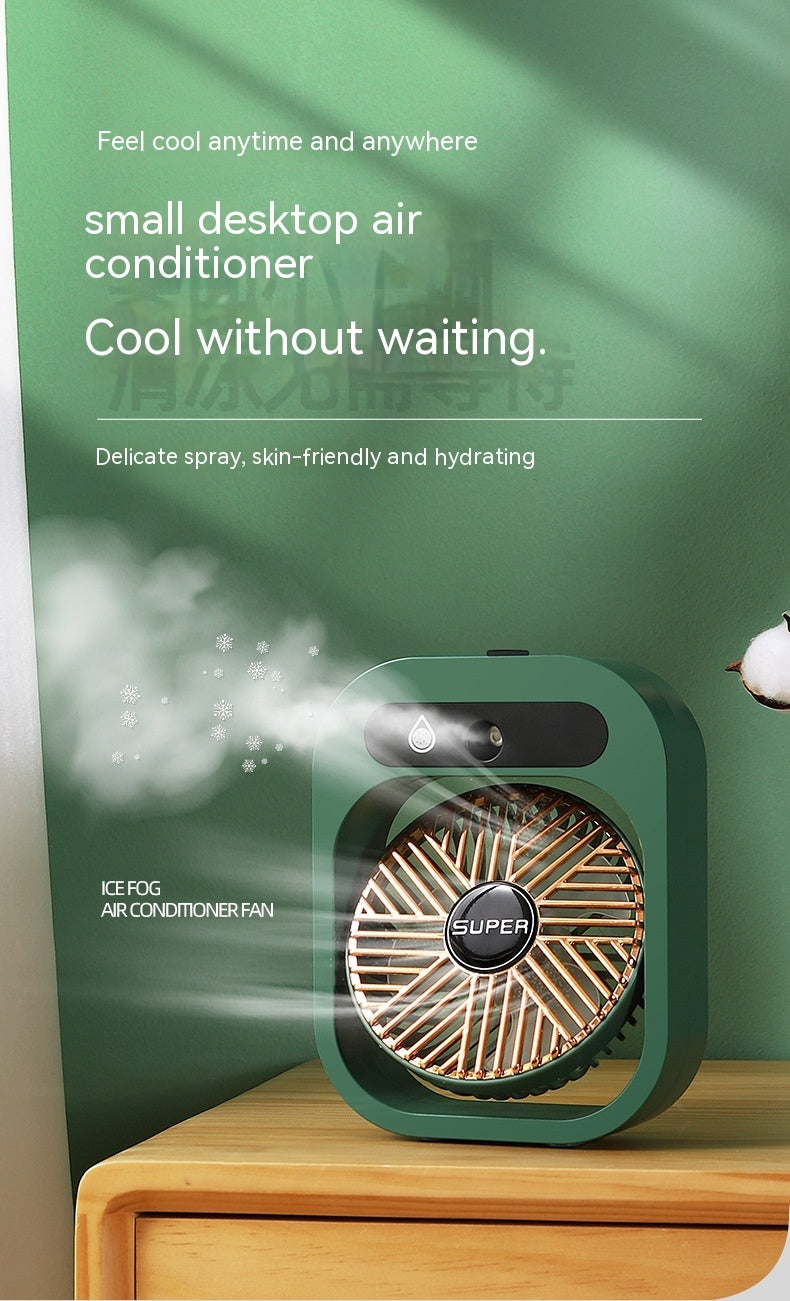 Portable USB Rechargeable Air Cooler & Misting Fan - Cojinn