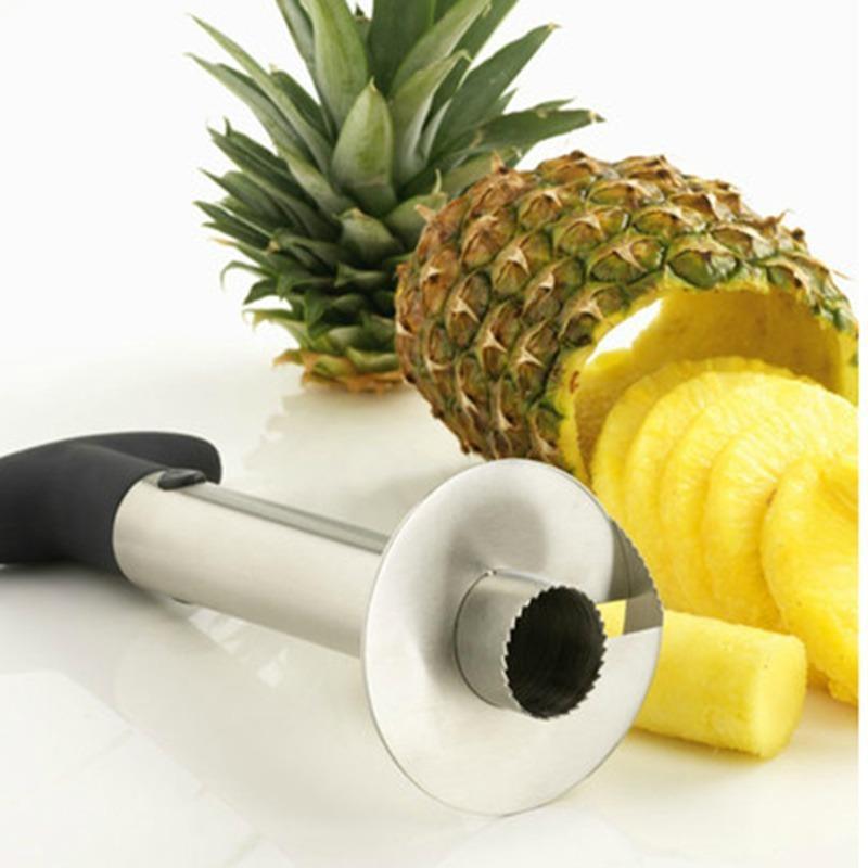 Pineapple Slicer & Peeler - Stainless Steel Cutter & Parer Knife - Cojinn