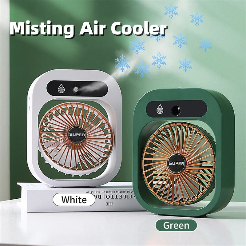 Portable USB Rechargeable Air Cooler & Misting Fan - Cojinn