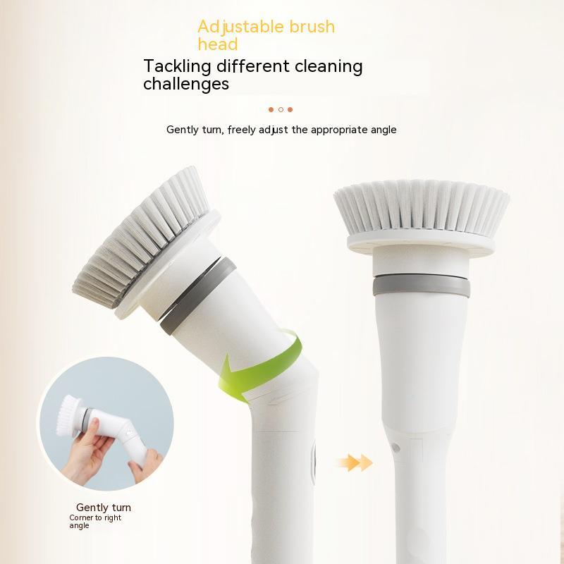 Electric Scrubber - Long Handle Telescopic Multifunction Cleaning Brush - Cojinn