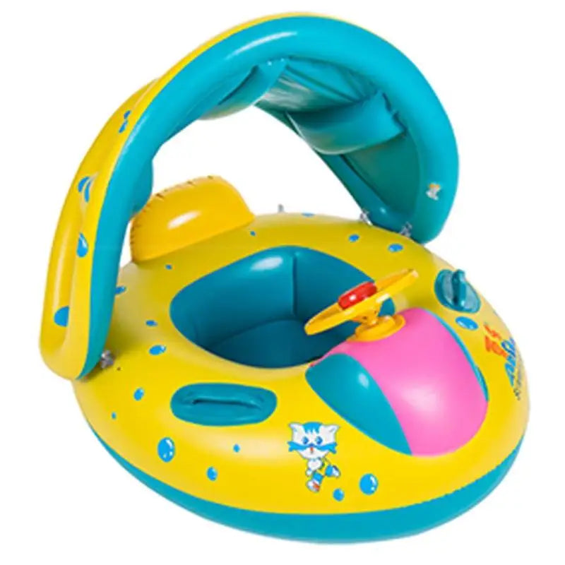 Summer Baby Swimming Pool Inflatable Swim Float Water Fun Pool Toys Swim Ring Seat Boat Kids Water Sport Swimming Ring - Cojinn