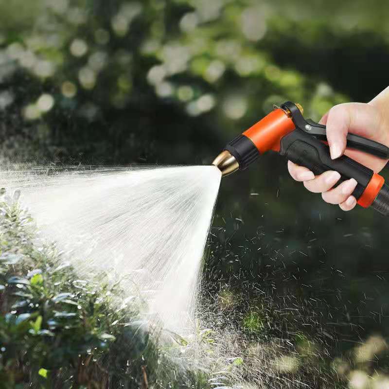 Manufacturers supply high-pressure car wash water gun garden household water gun telescopic water pipe multi-function brush car nozzle home - Cojinn