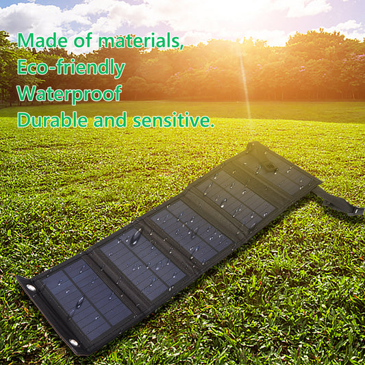 Portable Foldable Solar Panel for Outdoor Travel - Cojinn