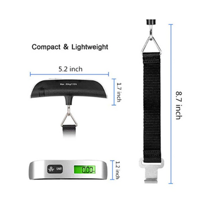 Portable Luggage Scale Dimensions