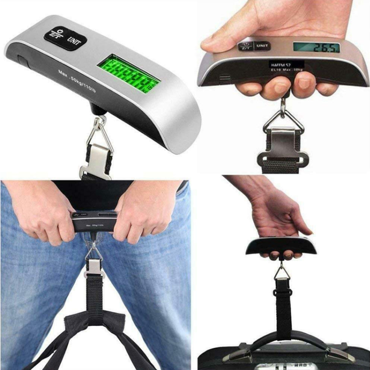 Portable Luggage Scale in use